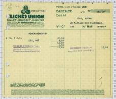 Clichés Union, Illot Rousset Ruckert à Paris, Dept 75 - Imprimerie & Papeterie