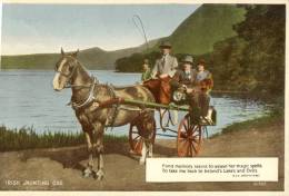 (909) Very Old Postcard - Carte Ancienne - Ireland - Irish Junting Car - Cork