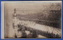 KAISER FRANZ JOSEF I Leichenzug Aufmarsch Der Garde Und Spalier Des Militärs Fotokarte (5) Fotograph R.Lechner Wien - Funerales