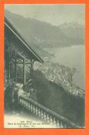 Suisse -  Glion  "  Gare Du Funiculaire Et Vue Sur Chillon  " - Ilanz/Glion