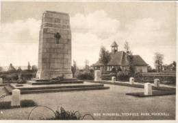 (909) Very Old Postcard - Carte Ancienne - UK - Hucknall War Memorial - Otros & Sin Clasificación