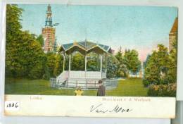 LEIDEN * MUZIEKTENT V.d. WERFPARK *  ANSICHTKAART * CPA * (1886) GELOPEN IN 1905 VAN LEIDERDORP Naar OUD-BEIJERLAND - Leiden