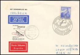 Austria 1962, Express Airmail Cover Innsbruck To Wien, Special Flight - Other & Unclassified