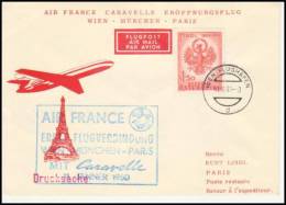 Austria 1960, Airmail Cover Wien To Paris, Air France - Andere & Zonder Classificatie