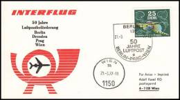 Germany GDR 1977, Airmail Cover Berlin To Wien - Brieven En Documenten