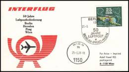 Germany GDR 1977, Airmail Cover Berlin To Wien - Briefe U. Dokumente