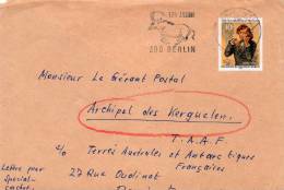 Taaf Kerguelen Port Aux Français Lettre Allemagne De 1969 Pour Kerguelen - Covers & Documents