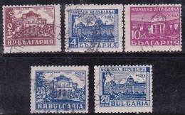 Bulgarie 1948 N°Y.T. :  590 Et 592 à 593A Obl. - Gebraucht