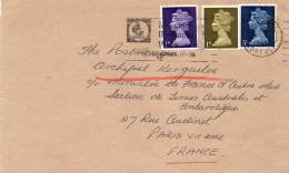 Taaf  Kerguelen Port Aux Français Lettre D'Angleterre 1969 Pour Kerguelen - Storia Postale