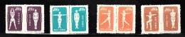 China - 8 Timbres Neufs Radio Gymnastique - 1952 - N° S40 , 38, 39, 44, 45,46, 47, 52, 53 - Ongebruikt