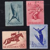 Bulgarie 1954 N°Y.T. :  799 à 802 Obl. - Used Stamps