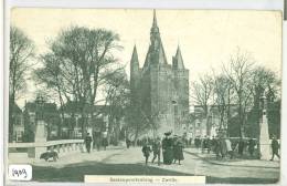 ZWOLLE SASSENPOORTENBRUG * ANSICHTKAART * CPA (1909) GELOPEN IN 1909 VAN ZWOLLE NAAR KATWIJK AAN ZEE - Zwolle