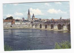 48 - LA CHARITE SUR LOIRE - Le Pont Sur La Loire- Bord Dentele - Très Bon état - La Charité Sur Loire