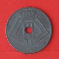 BELGIUM  25  CENTIMES  1942   KM# 131  -    (2001) - 25 Cents