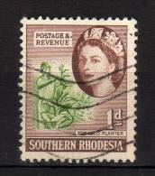 SOUTHERN RHODESIA – SUD RODESIA – 1953 YT 80 USED - Rodesia Del Sur (...-1964)