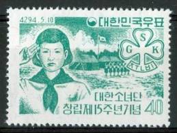 1961 Corea Del Sud Scout Scoutisme Scouting  Set MNH** Sc54 - Nuevos