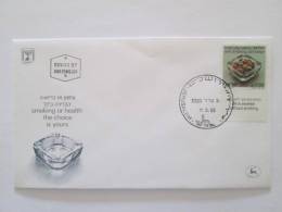 ISRAEL1983 ANTI SMOKING CAMPAIGN   FDC - Cartas & Documentos