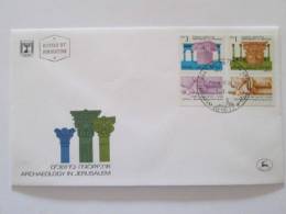 ISRAEL1985 ARCHEOLOGY IN JERUSALEM  FDC - Briefe U. Dokumente