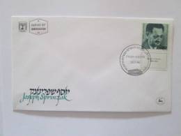 ISRAEL1986 JOSEPH SPRINZAC FDC - Briefe U. Dokumente