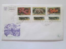 ISRAEL1986 RED SEA CORALS FDC - Covers & Documents