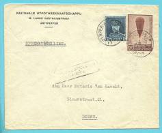 320+353 (Ballon Piccard) Op Brief Per EXPRES Met Stempel ANTWERPEN / ANVERS - 1931-1934 Kepi