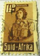 South Africa 1942 Airman 1.5d - Used - Ungebraucht