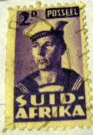 South Africa 1942 Sailor 2d - Used - Ongebruikt