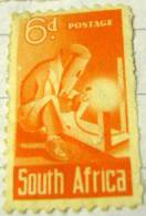 South Africa 1942 Welder 6d - Mint - Ongebruikt