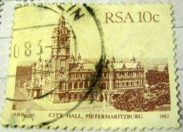 South Africa 1982 City Hall Pietermaritzburg 10c - Used - Used Stamps