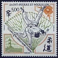 St PIERRE ET MIQUELON 1989 - Y/T N°: 498 - 25 Ans De Judo - Neuf Sans Charnière - Côte 2,60 €uros - Unused Stamps