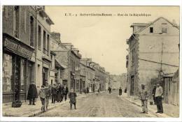 Carte Postale Ancienne Sotteville Les Rouen - Rue De La République - Sotteville Les Rouen