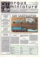 ARGUS De La MINIATURE N° 72 - Excellent état - Cotation Dinky-Toys GB - Catalogues