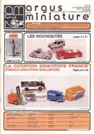 ARGUS De La MINIATURE N° 86 - Excellent état - Cotation Dinky Toys France Et Solido - Catalogi