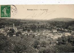 CPA - RENAGE (38) - Vue Sur Le Bourg Côté Vignes - Renage