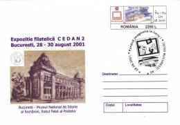 VERY RARE LETTERMARK ON COVER STATIONERY, COMPUTERS , 2001, ROMANIA - Informática