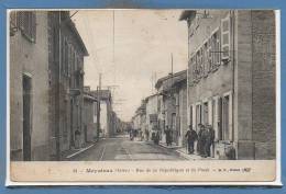 69 - MEYZIEU --  Rue De La République Et La Poste - Meyzieu