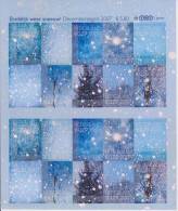 The Netherlands Mi 2531-2540 Full Sheet Christmas December Stamps - Snowfall 2007 * * - Ongebruikt