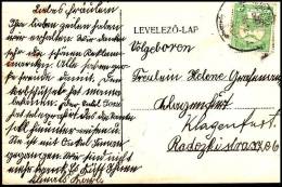 Hungary 1915, Card To Klagenfurt - Covers & Documents