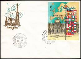 Hungary 1986, FDC Cover "European Security And Cooperation Conference, Vienna" - FDC