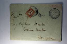 Italy: Cover Posta Militaire , 1917 Segnatasse 10 C Ocra - Marcofilía