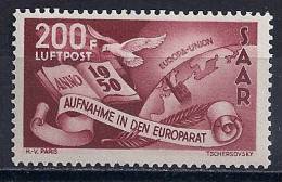 Sarre -Admission Au Conseil De L´Europe YT PA 13** / Saarland- Aufnahme In Den Europarat Mi.Nr. 298** - Airmail