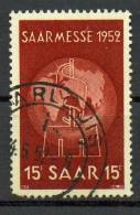 Sarre -Foire De Sarrebruck 1952 YT 304  Obl. / Saarland-Saarmesse 1952 Mi.Nr. 317 Gest. - Usados