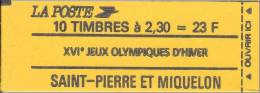 St PIERRE ET MIQUELON 1990 - Y/T N°: C 518  - Carnet Non Ouvert - Neuf Sans Charnière - Côte 11,00 €uros - Markenheftchen