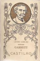 Latino Coelho - Garrett E Castilho, Lisboa, Porto, 1917. Biografia (2 Scans) - Libri Vecchi E Da Collezione