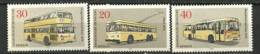 BERLIN. Trolleybus 1933 Et Autobus 1970 & 1973.  3 T-p Neufs ** - Tranvie