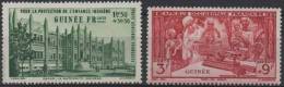GUINEE Poste Aérienne 6 Et 8 * MLH Protection De L´enfance Indigène - Unused Stamps