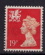 WALES GB 1988 19p Bright Orange Machin SG W50.( L40  ) - Wales