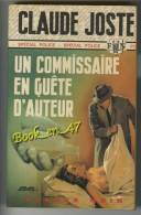 {00330} Claude Joste ; Spécial Police N° 1174 EO 1975  " Un Commissaire En Quête D'auteur "  " En Baisse " - Fleuve Noir