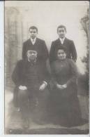 GROUPE DE PERSONNES - CARTE PHOTO - Hommes