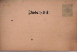 WURTENBERG.Avant 1900:Entier PostalNon écrit.Verso:adhér. - Enteros Postales